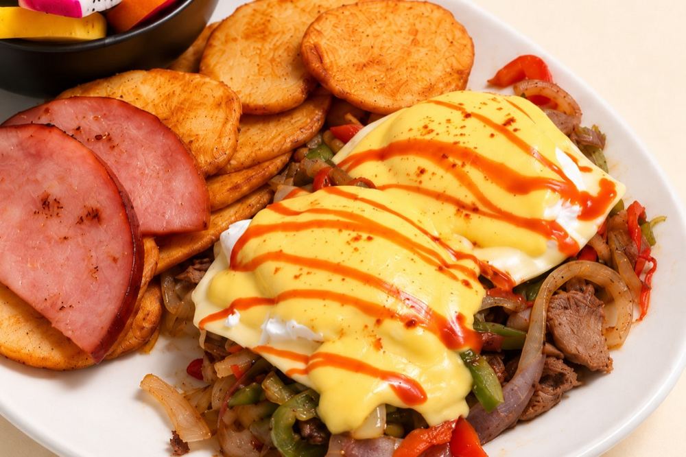 Béné Œuf et Crêpe à la hollandaise maison